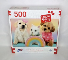 Sure Lox, STUDIO PETS 500 Piece Jigsaw Puzzle, Puppy, Kitten, Cute Animals