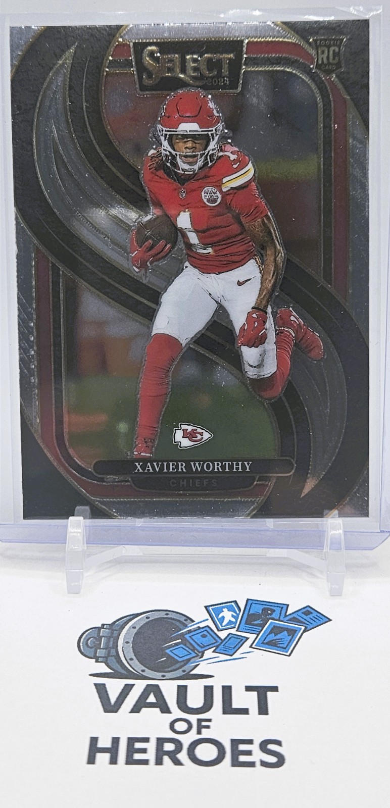 Xavier Worthy Chiefs 2024 Select Premier Level Rookie #119