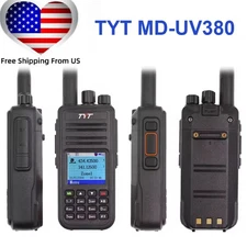 TYT MD-UV380 DMR Digital Radio Dual Band Dual Time Slot Transceiver + USB Cable