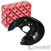 Febi Spritzblech Bremsscheibe Hinten Links Passend FüR Skoda Yeti VW Beetle EOS