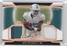 2013 Topps Prime Dual Relics Copper Rainbow /25 Mike Gillislee #DR-MGI Rookie RC