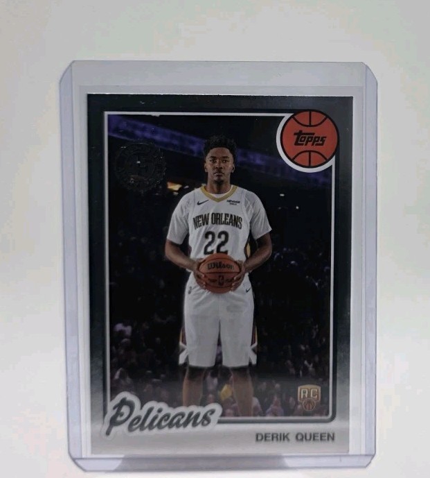 2025-26 Topps #80BK-60 Derik Queen 1980-81 Topps Basketball Pink Holo Foil