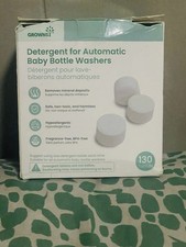Grownsy Baby Bottle Washer Detergent Tablets 130 Ct Fragrance-Free BPA-Free