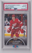 2021-22 Young Guns Canvas Black Moritz Seider Rookie PSA 10 Detroit Red Wings