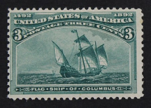 CKStamps: US Stamps Collection Scott#232 3c Columbian Mint NH OG