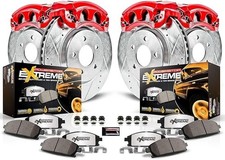Power Stop Kc1906a-36 Z36 Front And Rear Truck & Tow Front Caliper Brake Kit