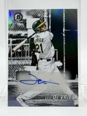 2026 Topps Chrome Refractor  #AA-LDV / LEO DE VRIES (AUTO #'d / 250)