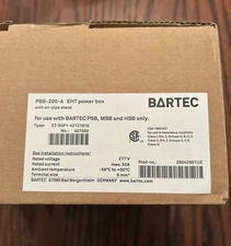 Bartec PBS-200-A.   EHT power Box.