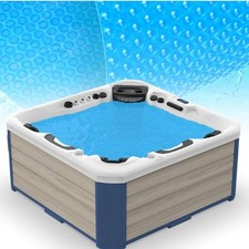 Solar Hot Tub Spa Bubble Cover to save on costs of heating  6x6 FT