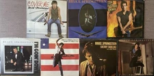 Bruce Springsteen 7/ Pack 7” Records W/ Picture Sleeves Stereo Columbia 