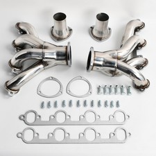 Stainless Shorty Hugger Exhaust Headers For Ford Big Block 429 460 7.0l 7.5l