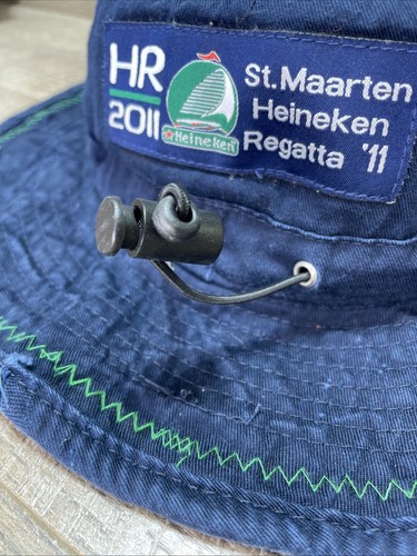 31st St. Maarten Heineken Regatta 2011 Hat Blue Boonie Bucket Safari Size Large - Picture 9 of 18