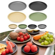Heatable Small Dish Plate for Camping and Outdoor Activities Nonstick Coating