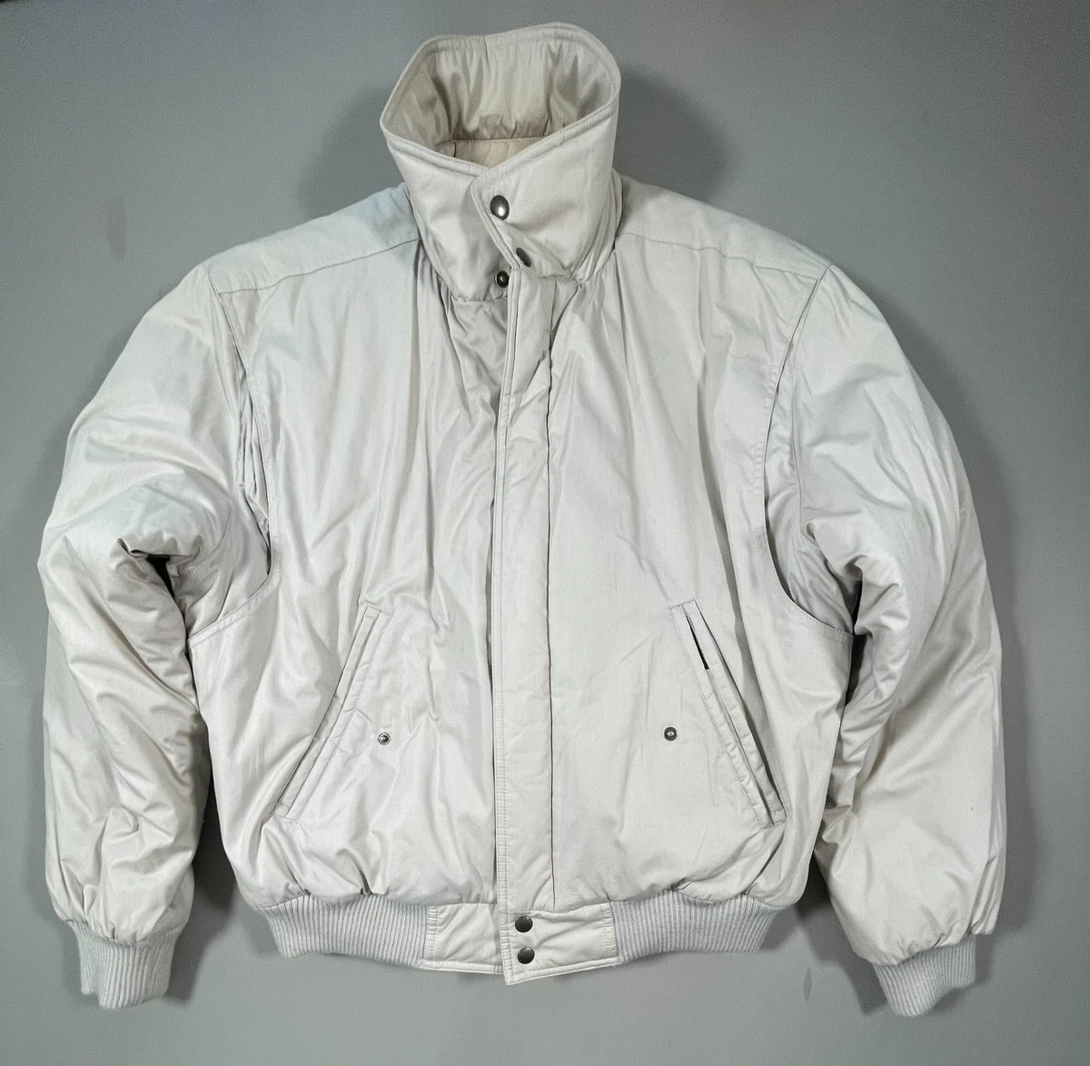 Veste Bomber Vintage Members Only – Homme Taille 44 – Bleue – Légère – Occasion