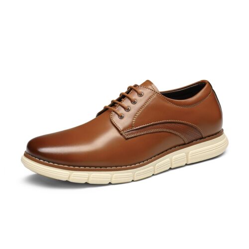 Men's Dress Sneakers Casual Oxford Lightweight Arch support Shoes US Wide Size - Picture 3 of 28