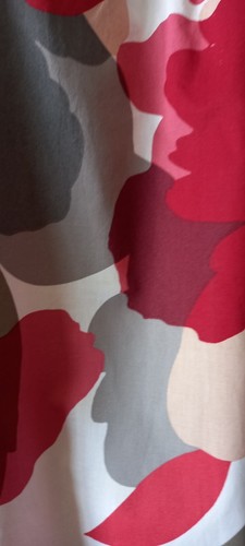 MEXX red/pink/grey cotton sleeveless patterned top, 10, vgc - Picture 5 of 10