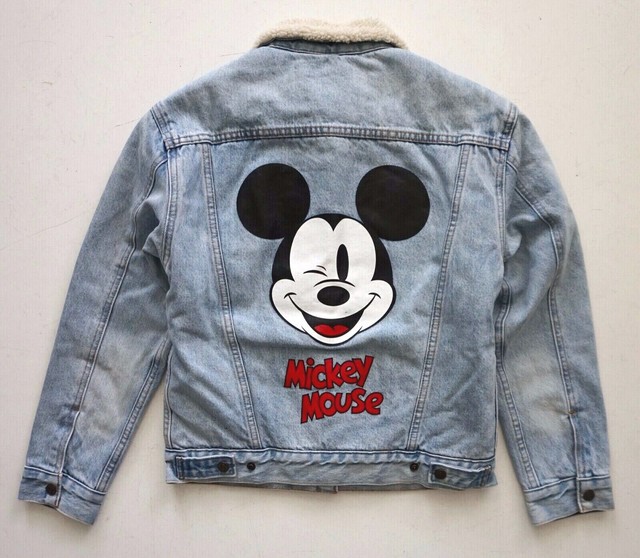 Levi's Levis x Disney Mickey Mouse 90th Ex Boyfriend Sherpa Jacket ...