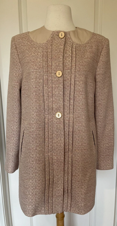 Abrigo Top Shop Maeve Estilo Retro Cambio Luz~Talla-10~ ESTILOSO~ Foto 3 de 4