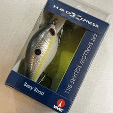 H20 Xpress Sexy Shad Fat Shallow Square Bill Diver Shad Lure Bait Realistic