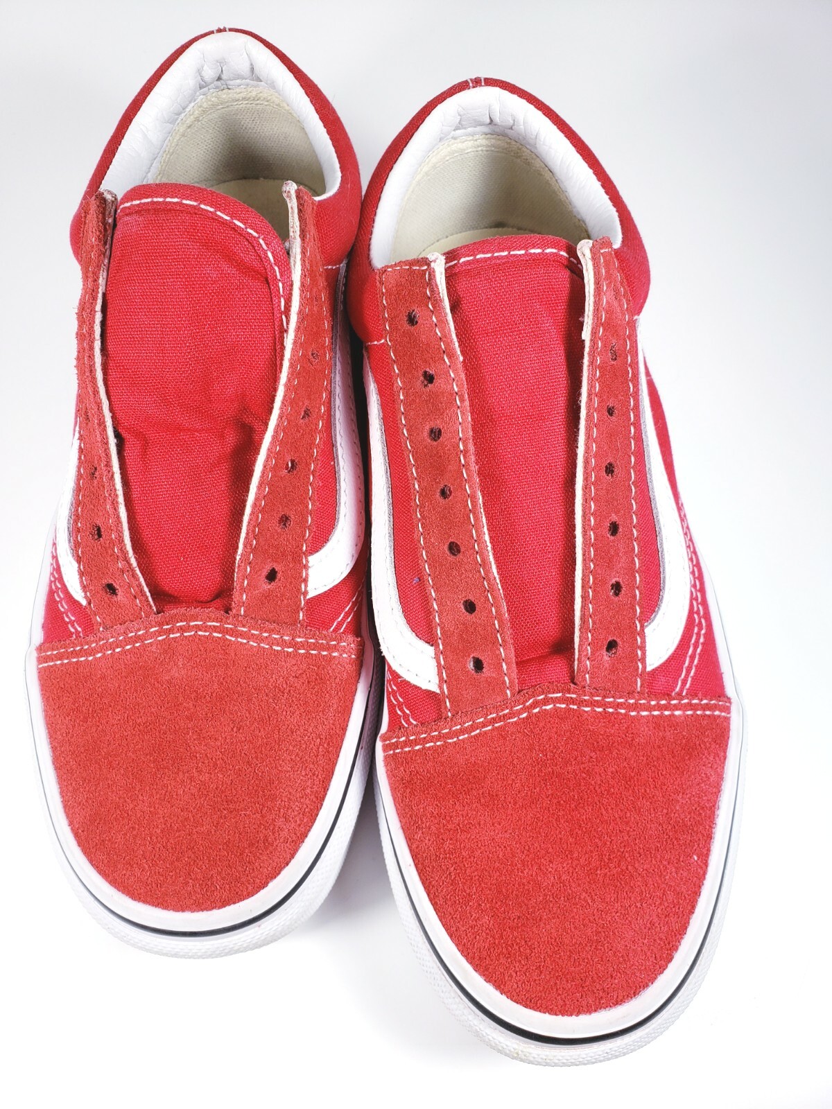 Vans Old Skool Ultra Cush Red Low top Shoes 500714 Mens 5 Women's 6.5