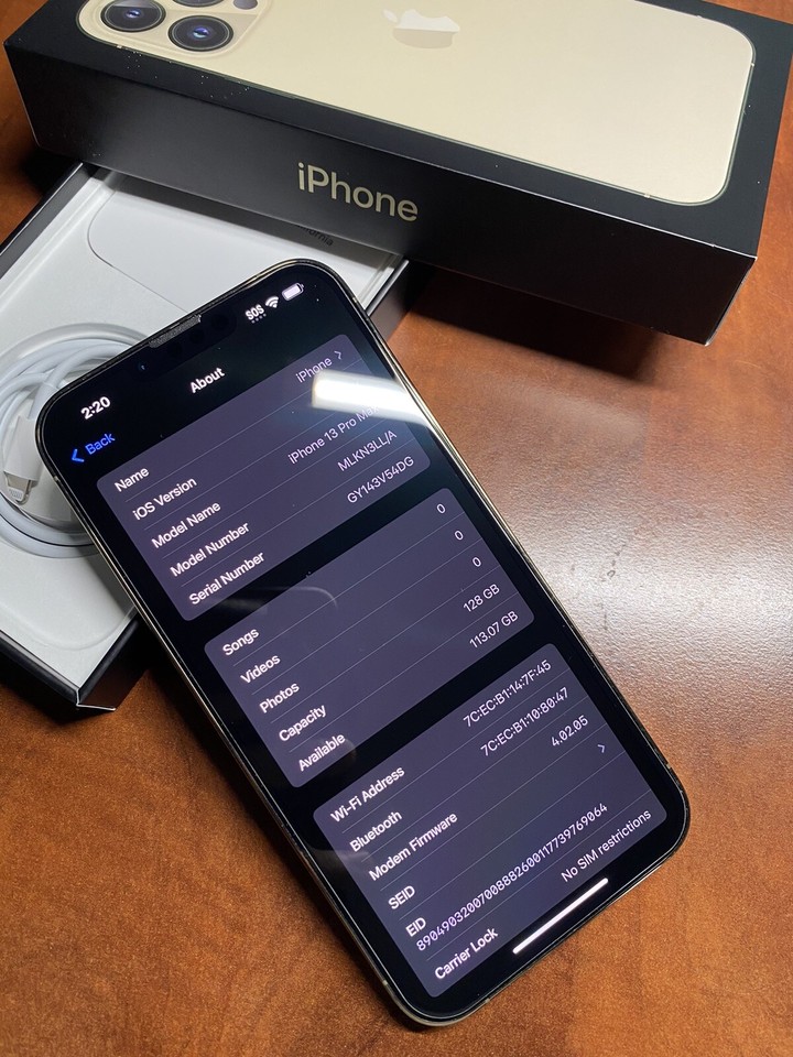 Apple iPhone 13 Pro Max 128 GB Unlocked eBay