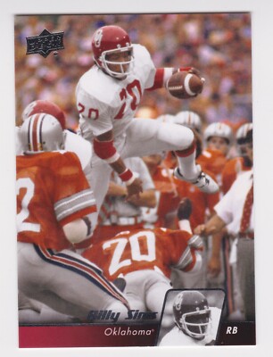 2011 UD Upper Deck Football Base #39 Billy Sims Oklahoma Sooners