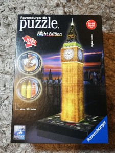 big ben 3d puzzle night edition