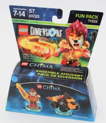 NEW Lego Dimensions Chima Laval Fun Pack 71222 57 Piece Set