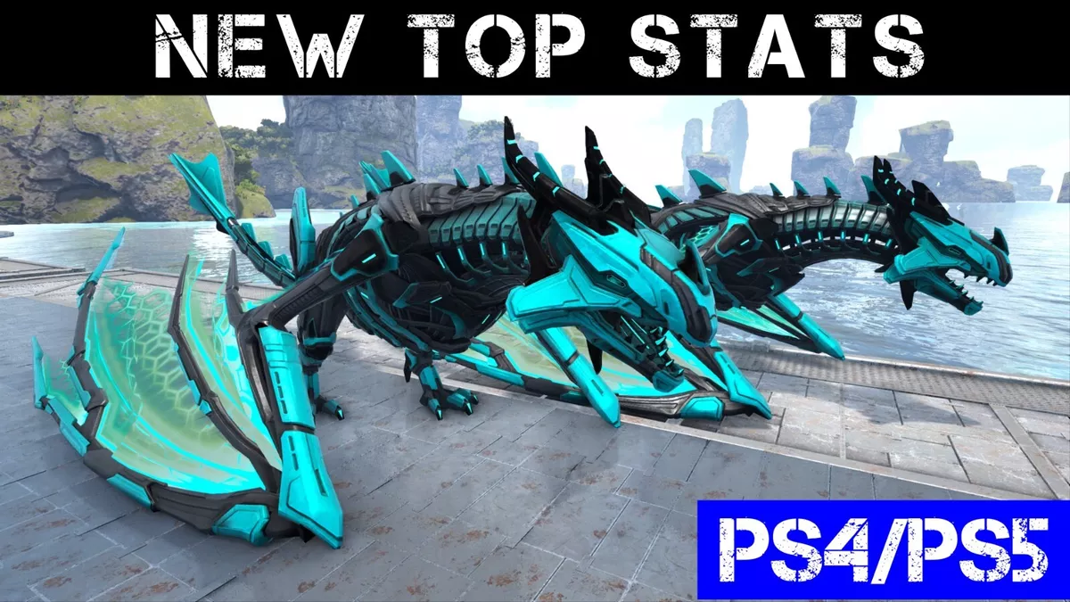 ARK Survival Evolved PS4 PS5 PVE Genesis 2 Voidwyrm New Top Stats (Void)  705 m