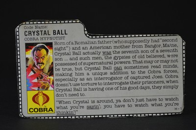 Gi Joe Crystal Ball V1 1987 – Hasbro – Figurine Complète