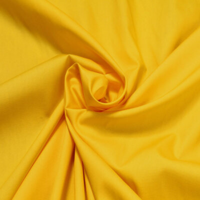 Stoff Baumwolle Popeline gelb Baumwollstoff sonnengelb