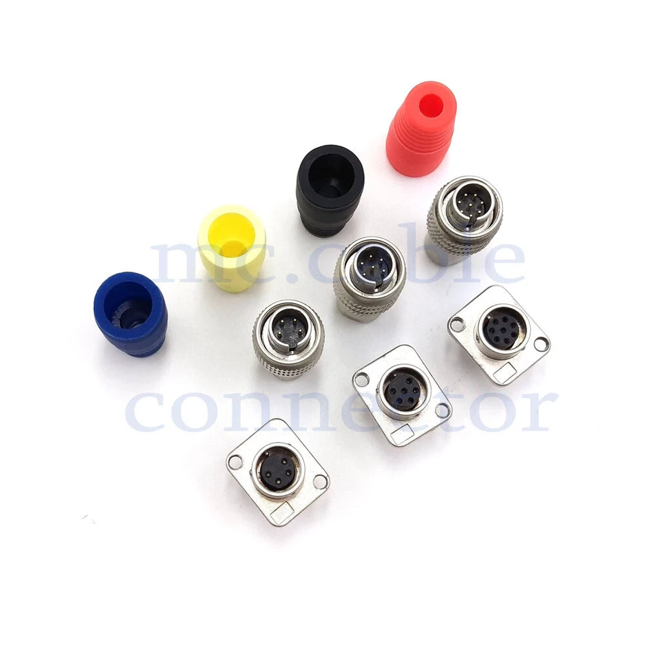 Hirose 4pin 6pin 8pin Connector MXR-8P-8P 4 6 8 pin Plug for Sony CCA-5 RCP1500 - Image 4 of 4