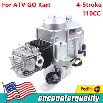 110CC 4-Stroke Electric Start Engine Motor For 50CC 70CC 90CC 110CC ATV GO Kart