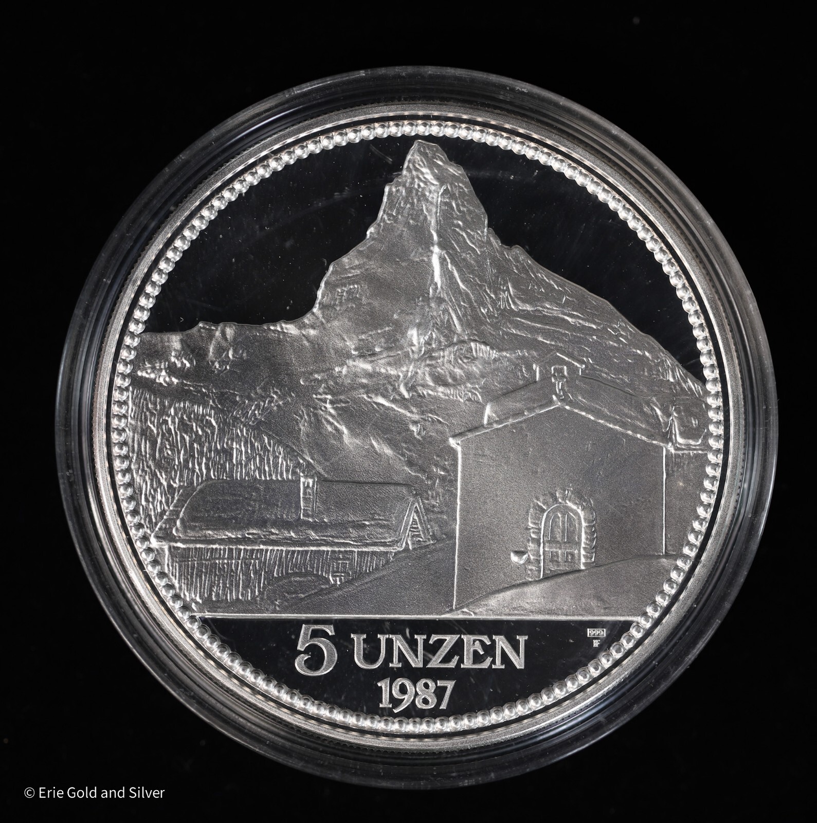 1987 Switzerland 5 Unzen 5 oz Silver 2 1/2" Round | eBay