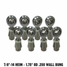 78 Chromoly Heim Joint 1.75 Od .250 Wall Bung 4 Link Rod End Fabrication Kit