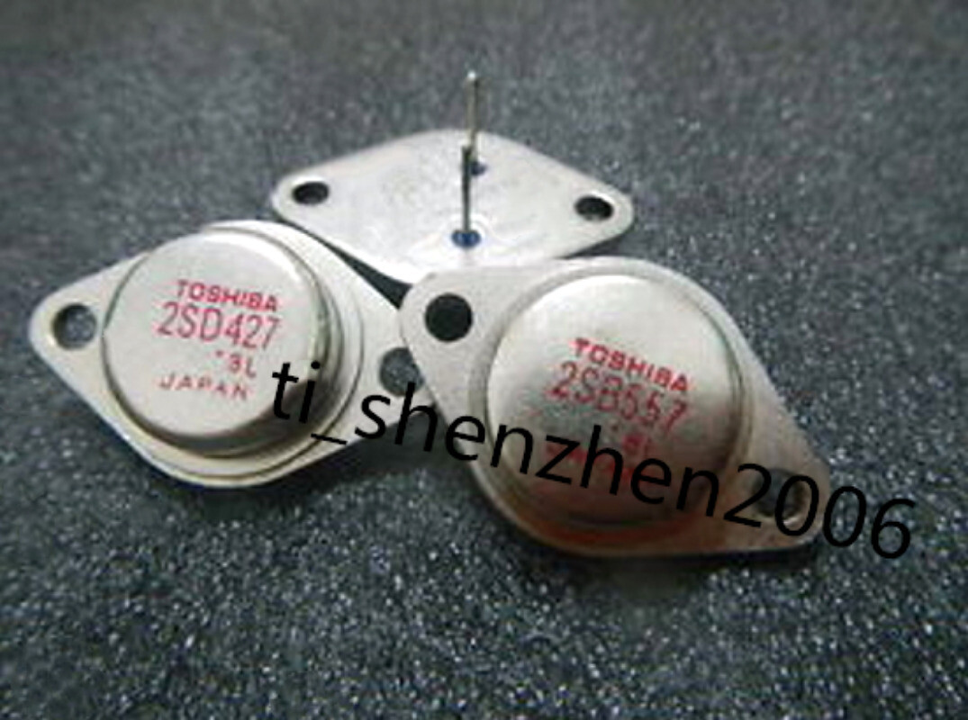 1pairs Transistor TOSHIBA TO-3 2SB557/2SD427 B557/D427 100% Genuine ...