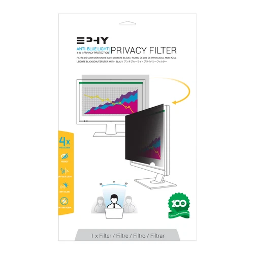 22 " Pouce 16 : 9 EPHY Intimité Anti-reflet Filtre Pour TFT Écran Large - B22W9