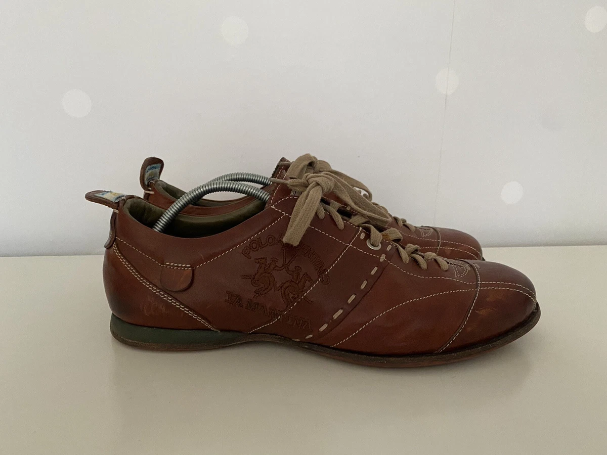 La Martina Polo Replica Solder 81 Premium U Shoes Sneaker Leather