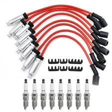 8mm Wireset & 8 Spark Plug 41-962 for Chevy Silverado 1500 GMC Sierra V8