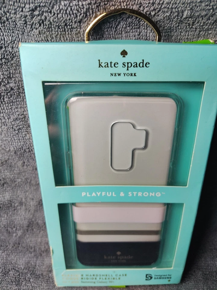 Kate Spade 三星 Galaxy S9+ 粉红色透明柔性硬壳手机壳 全新 — 第 3/4 张图片