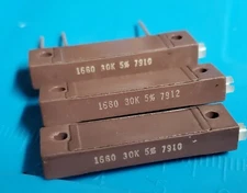 (3 Pcs) 30000 Ohm 5% 25 Turn Leaded Trim Potentiometer 25T Dale Circuittrim 30k