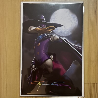 DARKWING DUCK 1 SIGNED CLAYTON CRAIN 2023 MEGACON EXCLUSIVE LTD 500 VIRGIN NM+