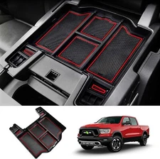 For 2019-2023 Dodge RAM 1500 Cab Center Console Armrest Storage Box Accessories