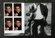 2002USA #3692 37c Cary Grant - Legends of Hollywood - Selvage Plate Block 4 Mint