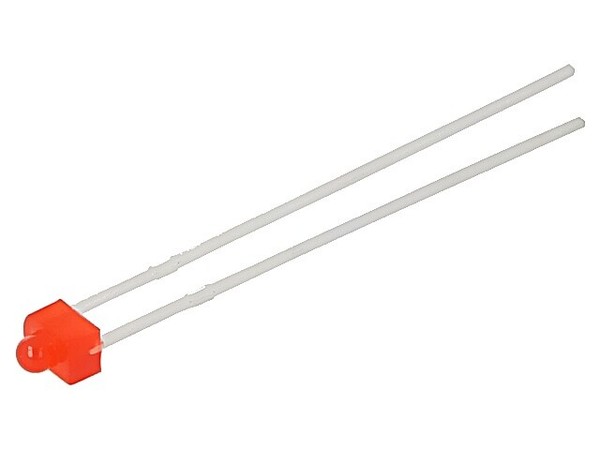 5X L-2060SURDK Led 1,8Mm Rot 400-900Mcd 90° 1,95-2,5V Front: GewöLbt Kingbright-image