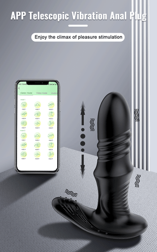 Anal Vibrator Plug Vibration Prostata App Smartphone Sex Toy Spielzeug Silikon💥 - Bild 4 von 11