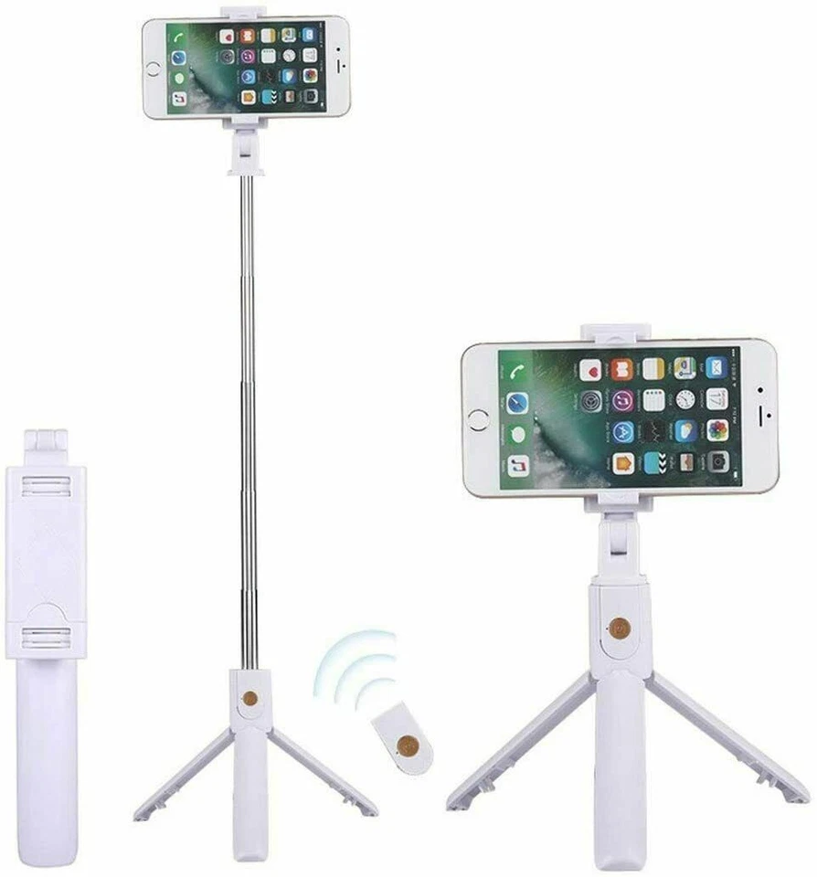 Soporte para teléfono celular con soporte remoto para trípode para selfie Stick para iPhone Samsung EE. UU. Foto 3 de 4