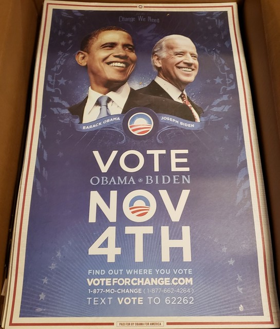 Obama-Biden 2008 Missouri Campaign Poster. MINT CONDITION ...