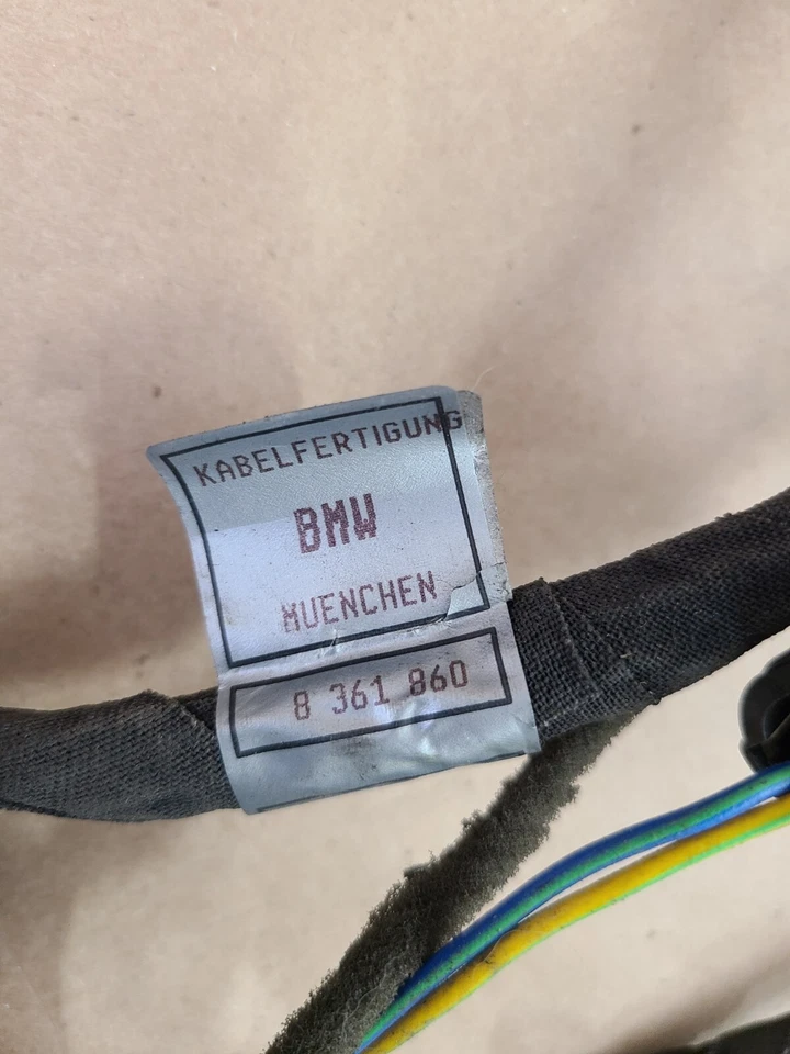 1995 1996 1997 NonAirBag OEM BMW E36 318ti Right Passenger Door Wiring Harness - Image 3 of 4