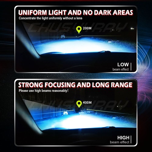 6x 9005+H11+5202 Combo LED Headlight Bulbs Fog for GMC Sierra 1500 2500 HD 07-13 - Picture 6 of 12